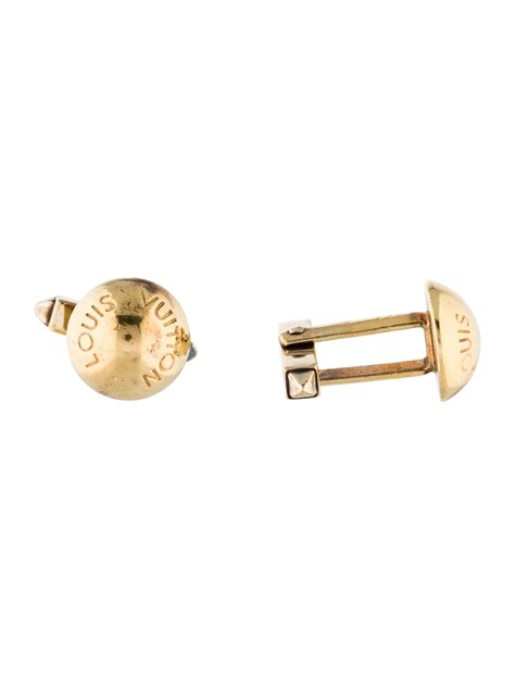 lv cuff links|lv cufflinks gold.